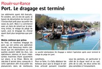 Dragage du port de la Minotais 